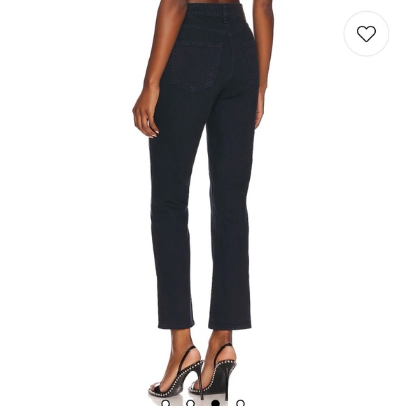 GRLFRND Karolina High Rise Straight Crop Black Jeans - Picture 2 of 12